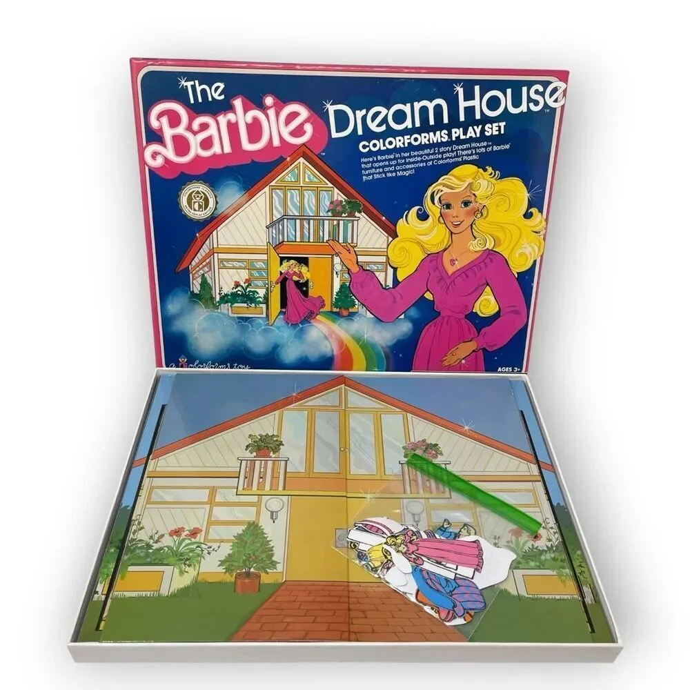 Colorforms barbie retro